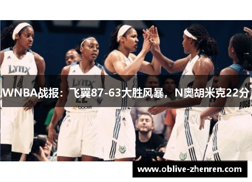 WNBA战报：飞翼87-63大胜风暴，N奥胡米克22分